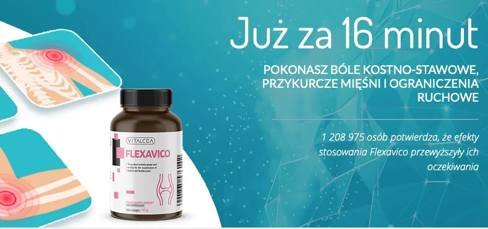 zrzut ekranu desktopowej wersji strony producenta flexavico